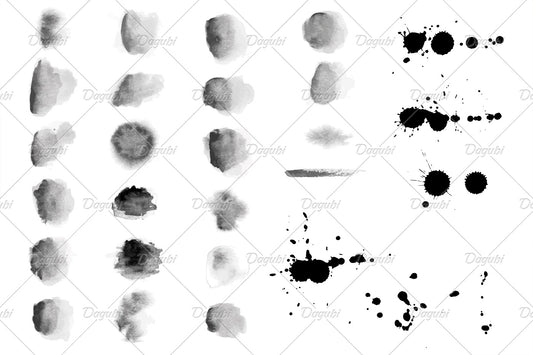 How to Draw Flowers with Watercolor Brushes for Paper Letter in Adobe Illustrator