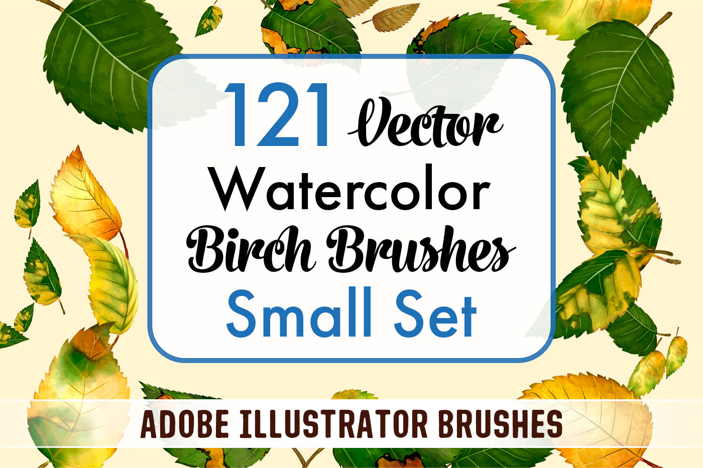 Bundle - Leaves Brushes Small Set - Adobe Illustrator Brushes