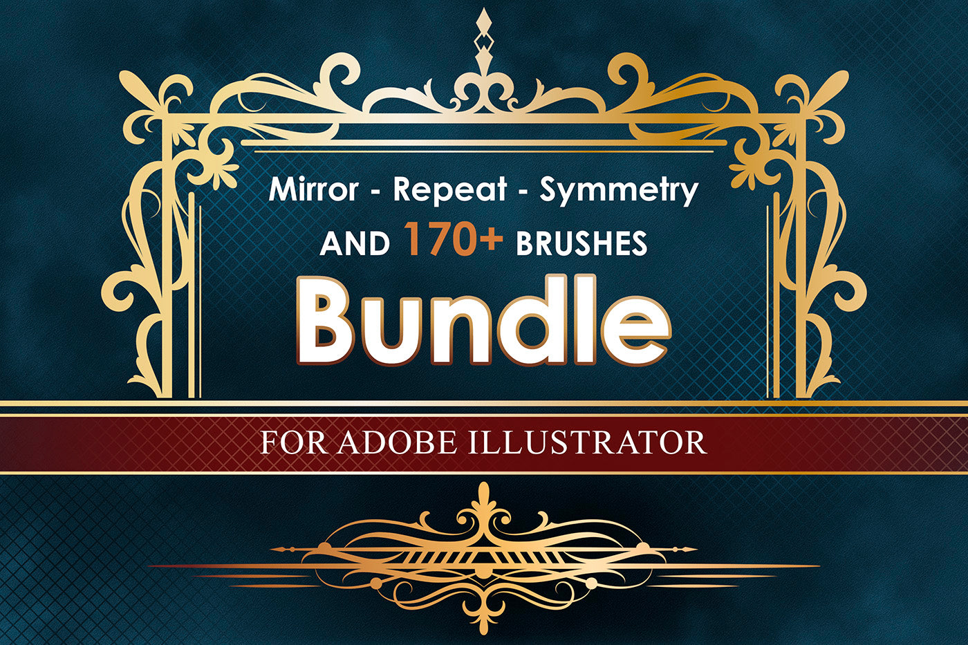 Bundle - Mirror Repeat Symmetry Template and Brushes