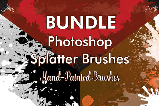 Bundle - Photoshop Splatter Brushes