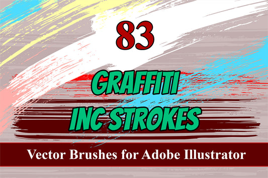 Graffiti Inc Stroke Brushes for Adobe Illustrator