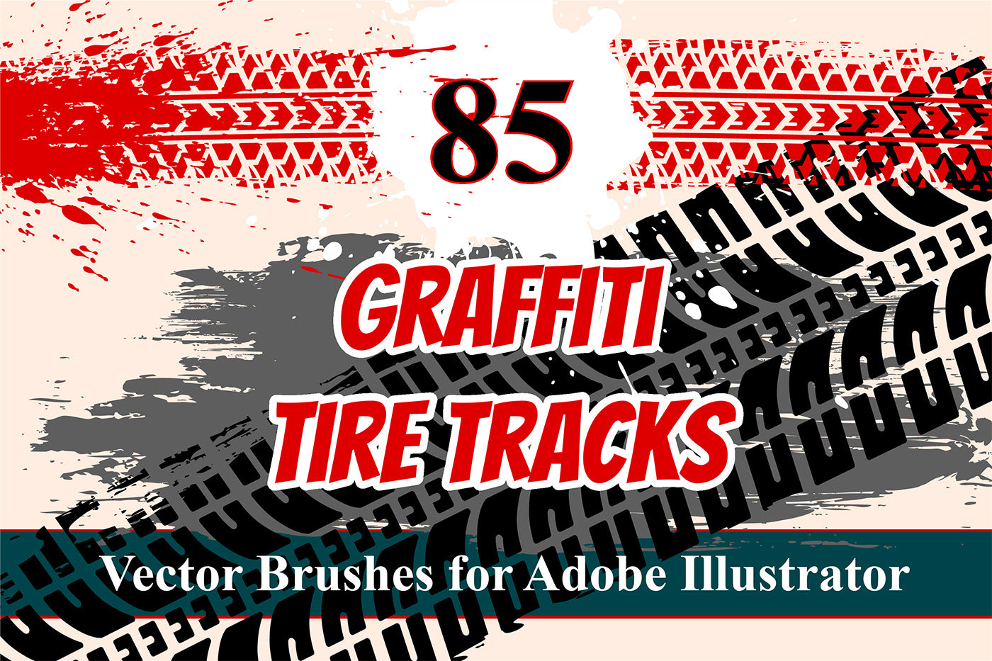 Bundle Graffiti Brushes - Vol 2 - for Adobe Illustrator