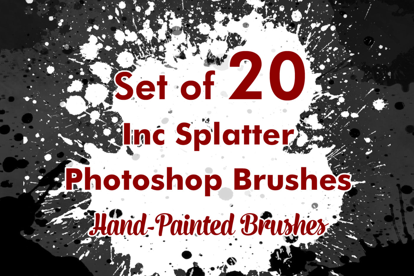 Inc Splatter - Photoshop Brushes