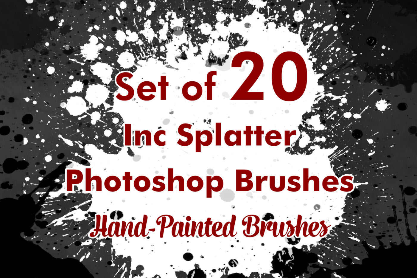 Bundle - Photoshop Splatter Brushes