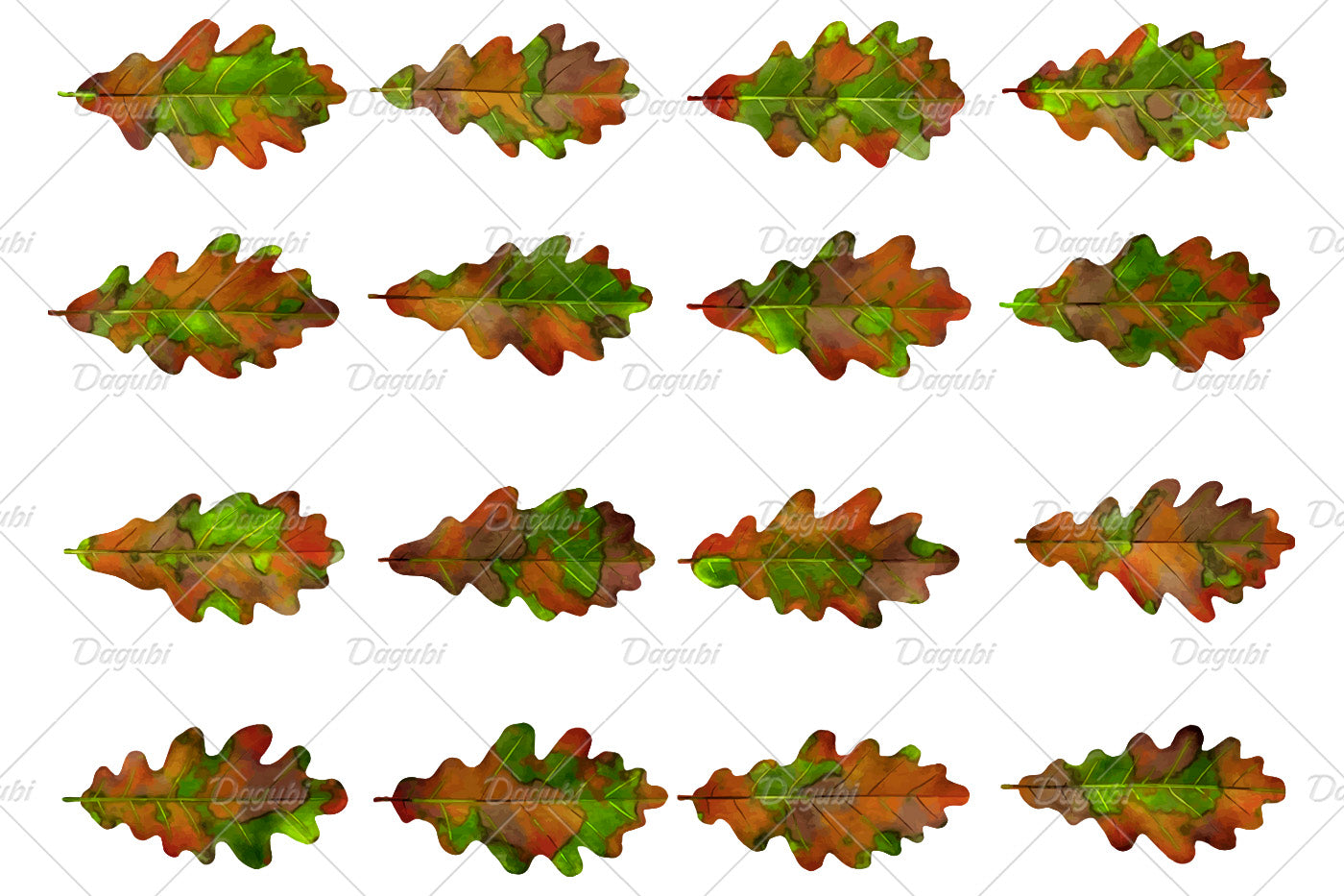 Oak Brushes Big Set - Illustrator Brushes