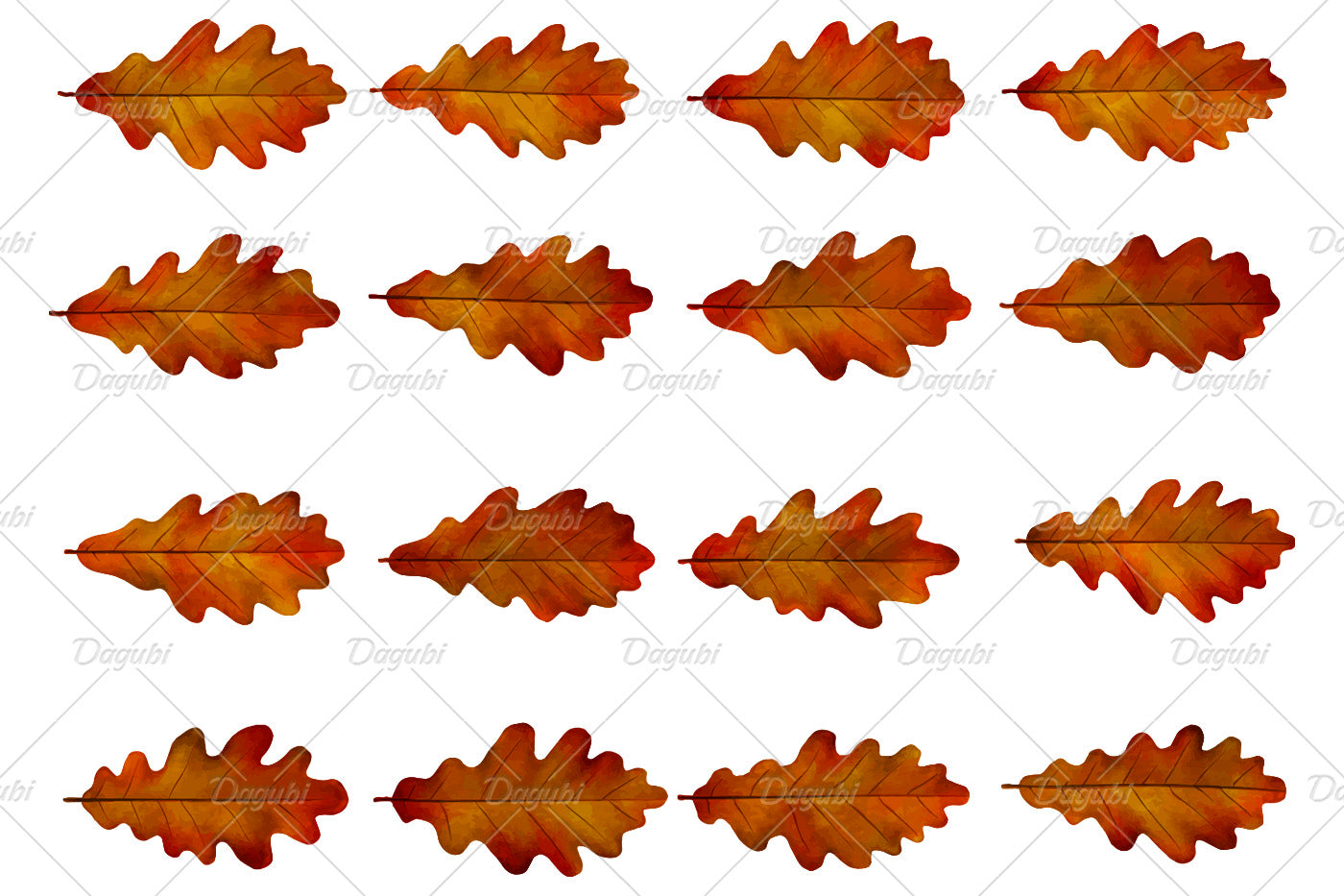 Oak Brushes Big Set - Illustrator Brushes