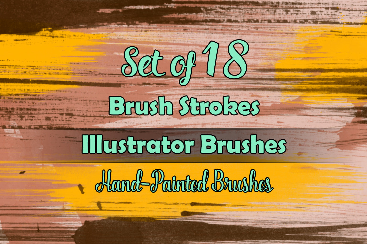 Bundle - Adobe Illustrator Vector Splatter Brushes