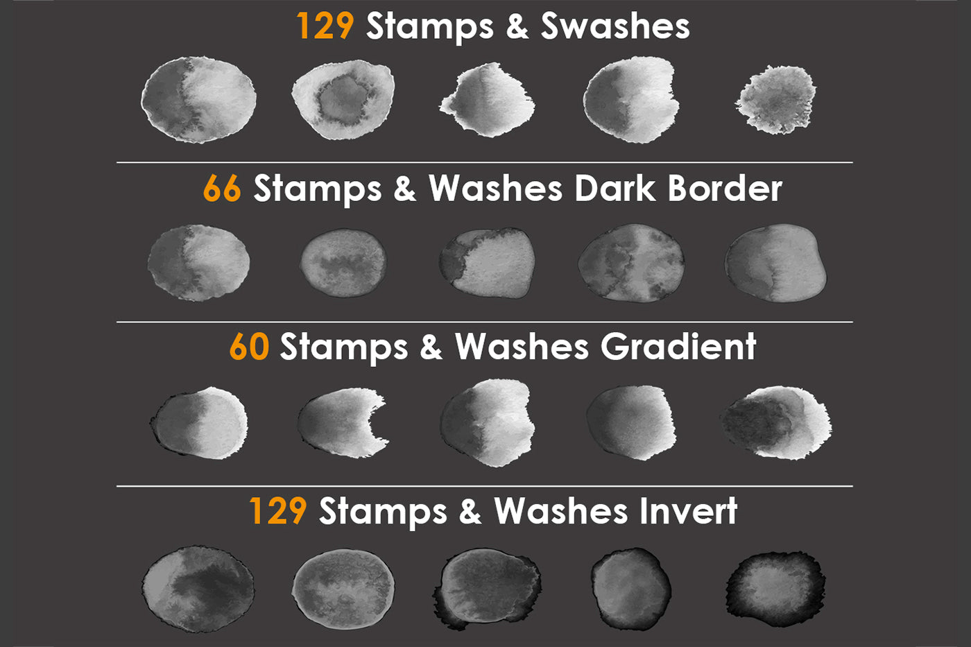 Bundle - Ai Stamps & Strokes - Adobe Illustrator Brushes