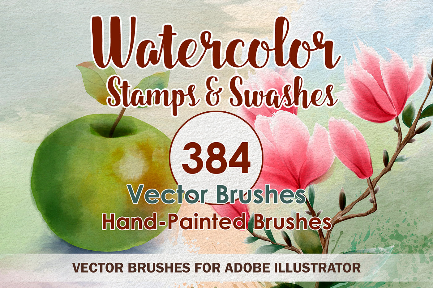 Bundle - Ai Stamps & Strokes - Adobe Illustrator Brushes