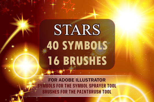 Star Brushes and Symbols for Adobe Illustrator