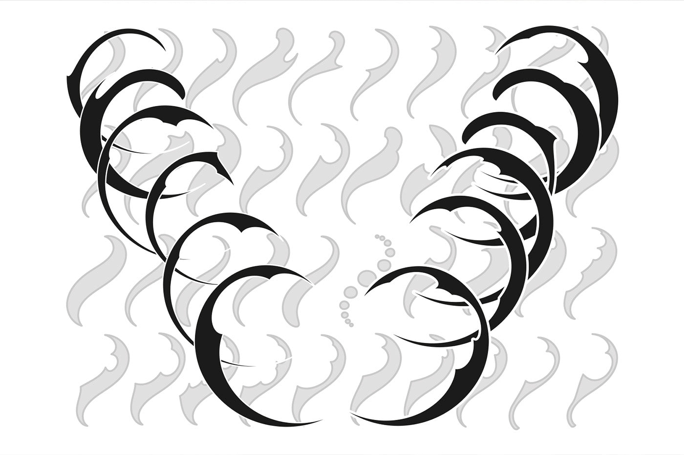 Tribal Vector Brushes for Adobe Illustrator