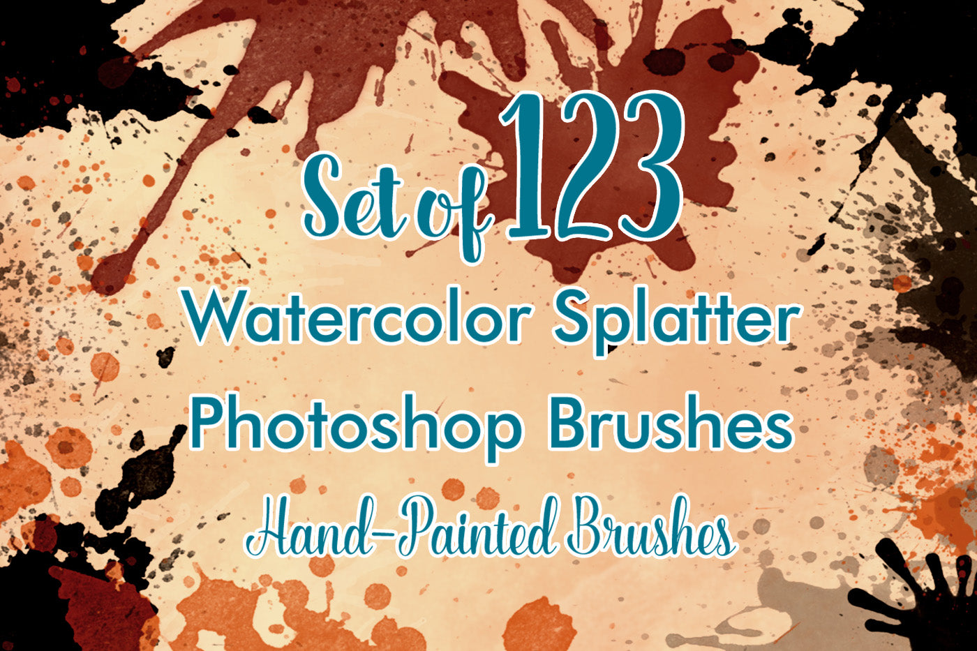 Bundle - Photoshop Splatter Brushes