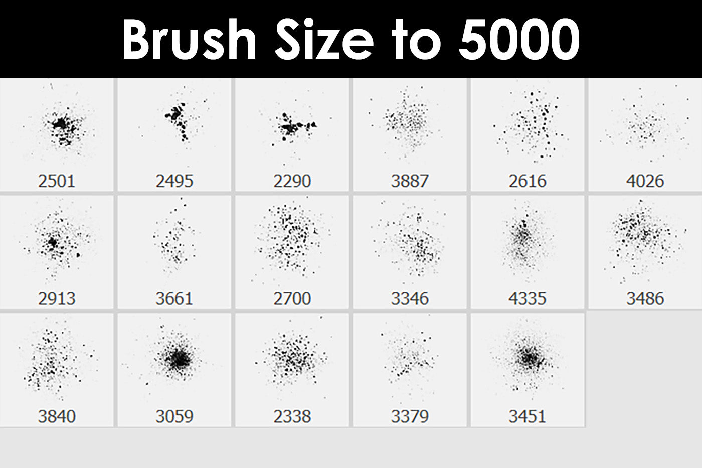 Watercolor Splatter - Photoshop Brushes