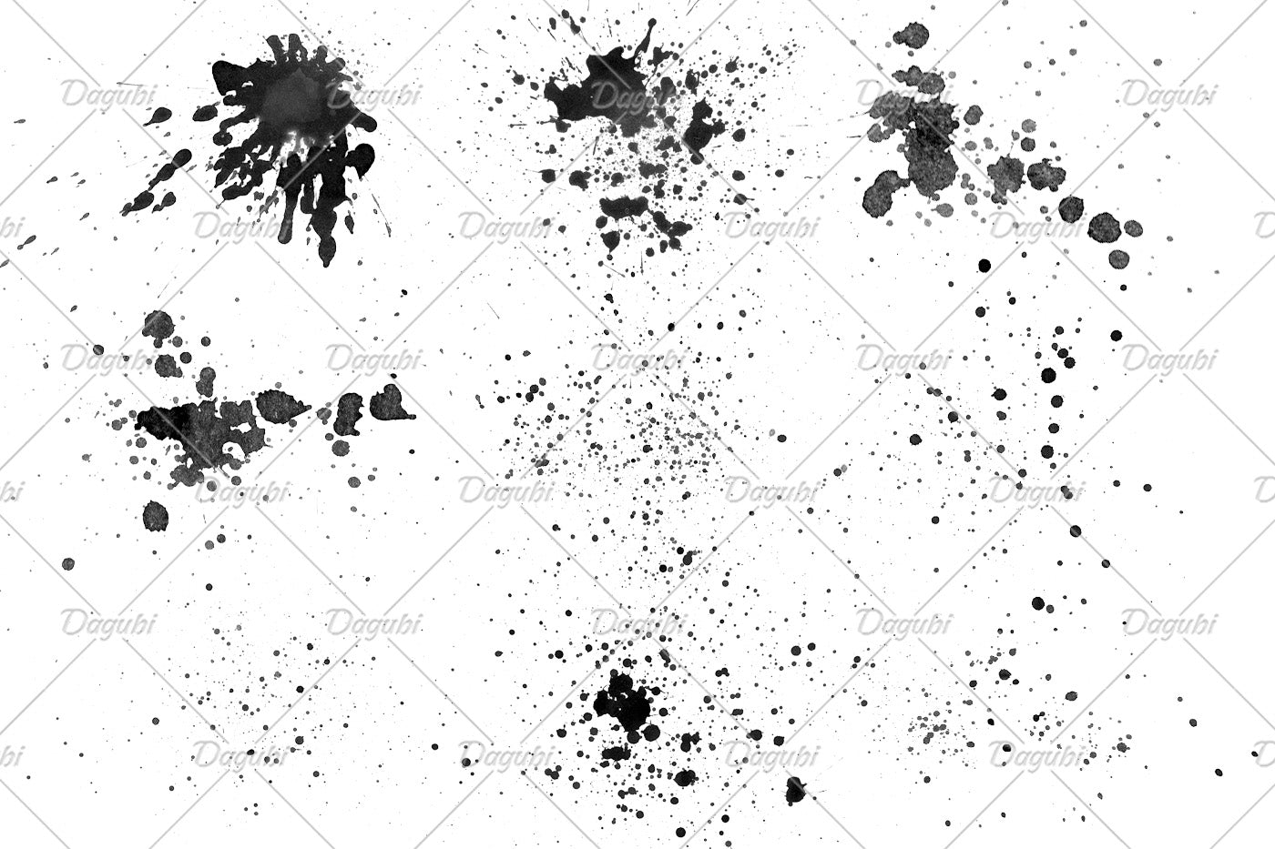 Watercolor Splatter - Photoshop Brushes
