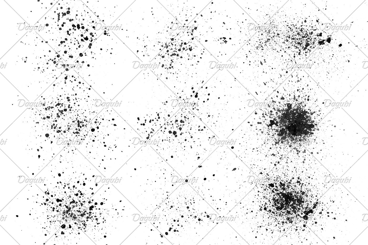 Watercolor Splatter - Photoshop Brushes