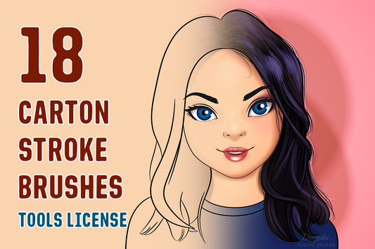 Cartoon Strokes for Adobe Illustrator