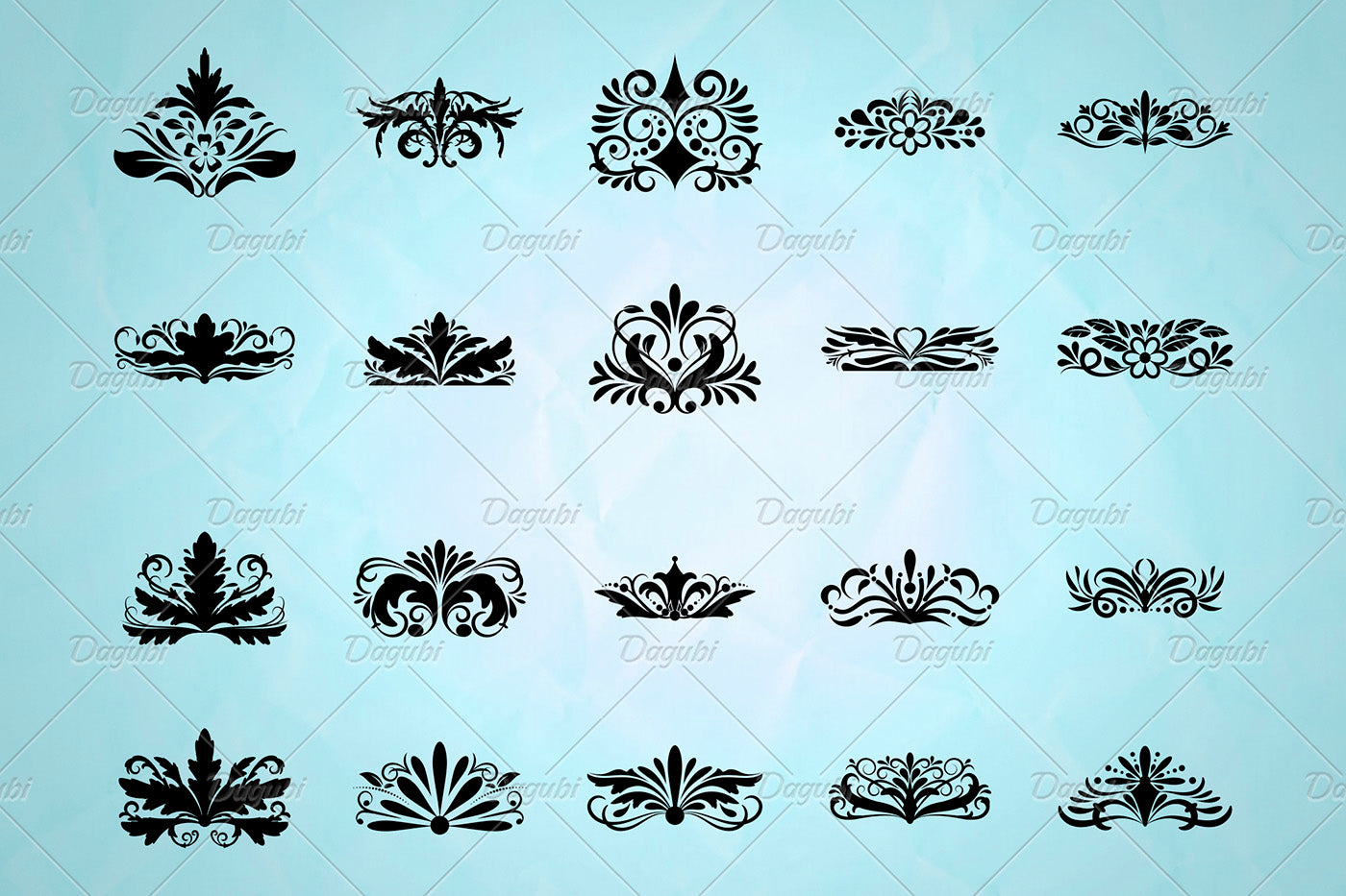 Floral Pattern Brushes for Adobe Illustrator