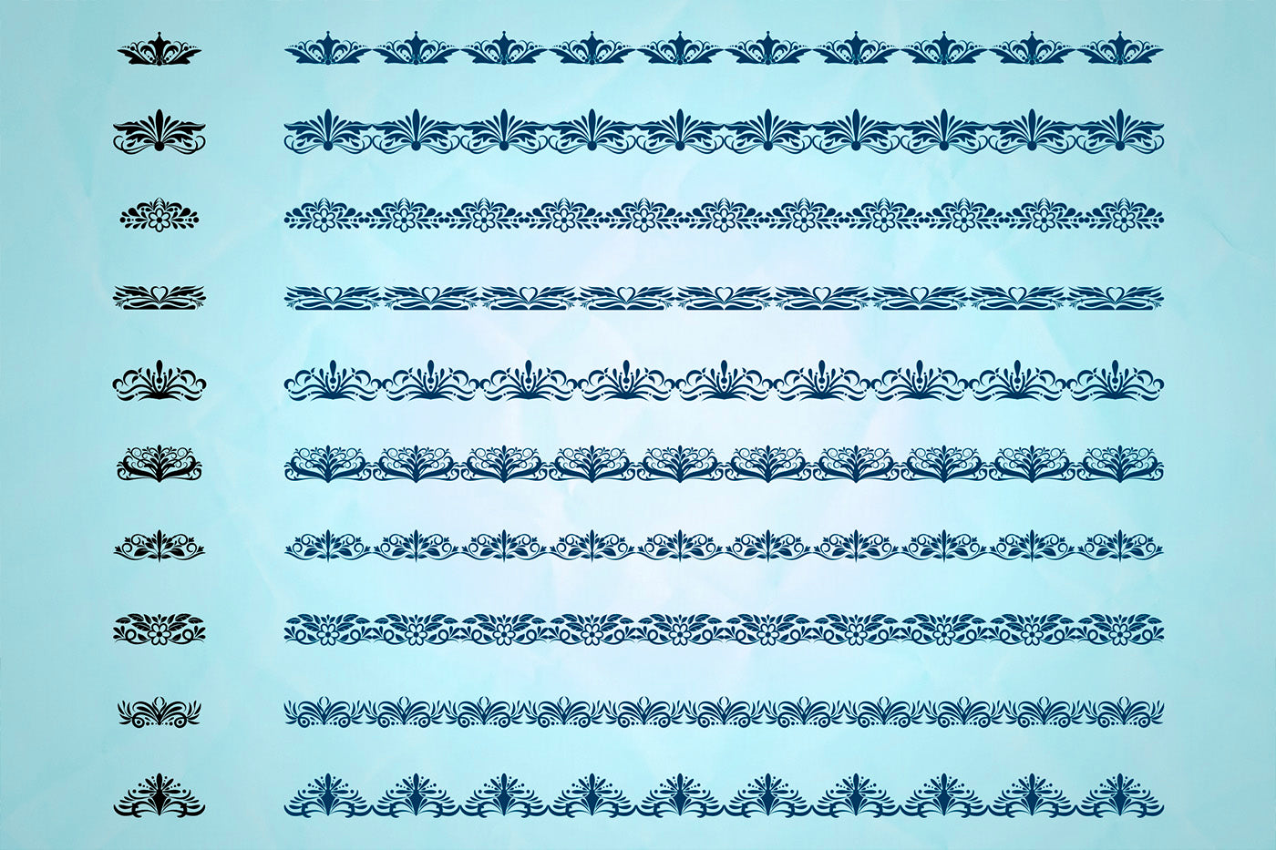 Floral Pattern Brushes for Adobe Illustrator