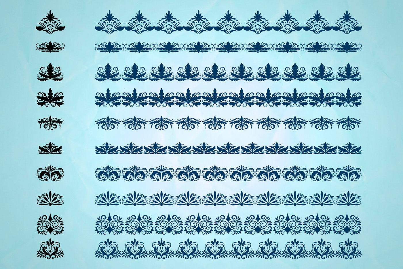 Floral Pattern Brushes for Adobe Illustrator