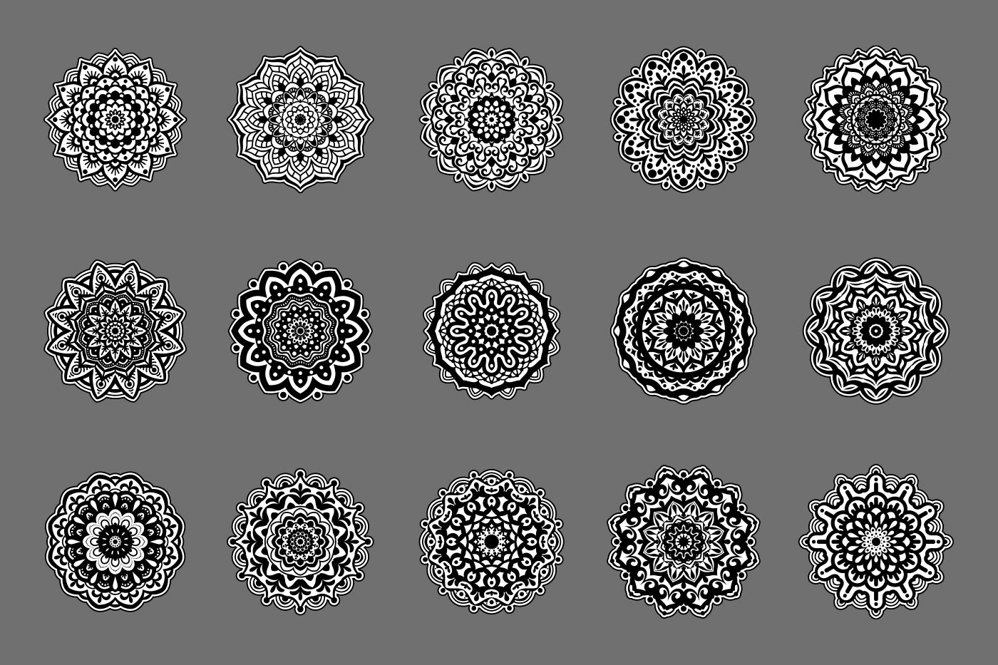 Lace Pattern Brushes and Symbols for Illustrator and Photoshop