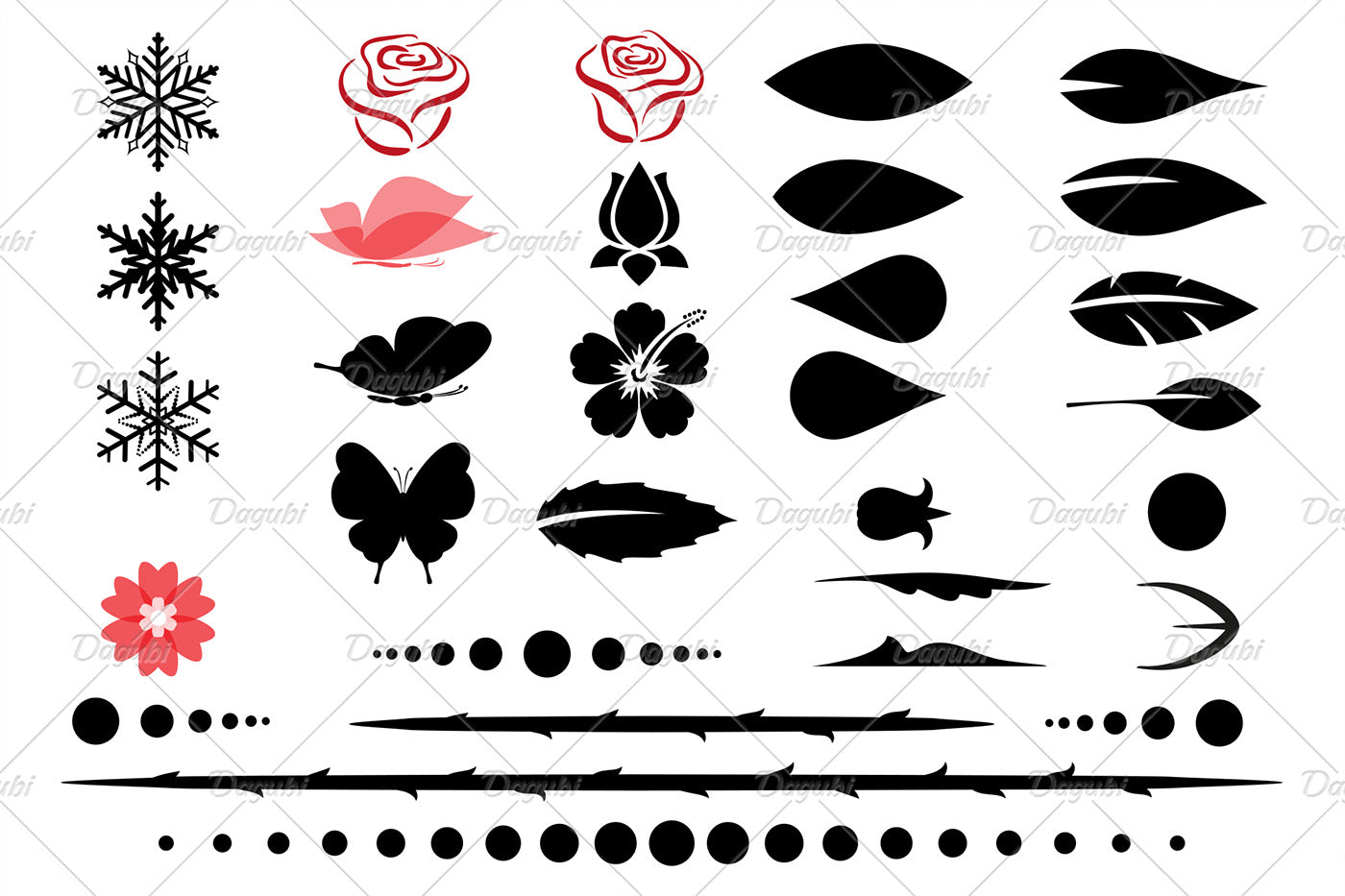Various Brushes vor Adobe Illustrator