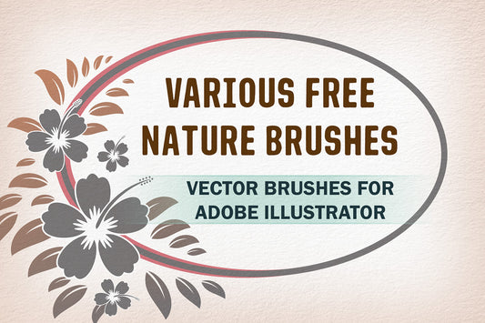 Various Nature Brushes for Adobe Illustrator