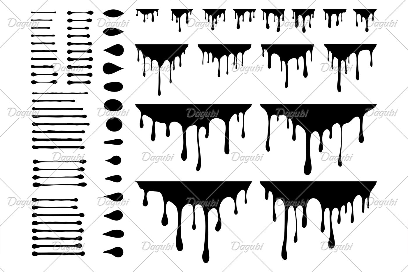 Dripping Inc Brushes for Adobe Illustrator