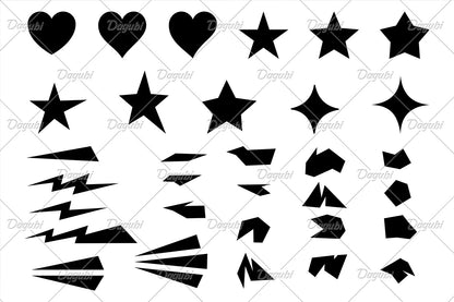 Graffiti Element Brushes for Adobe Illustrator