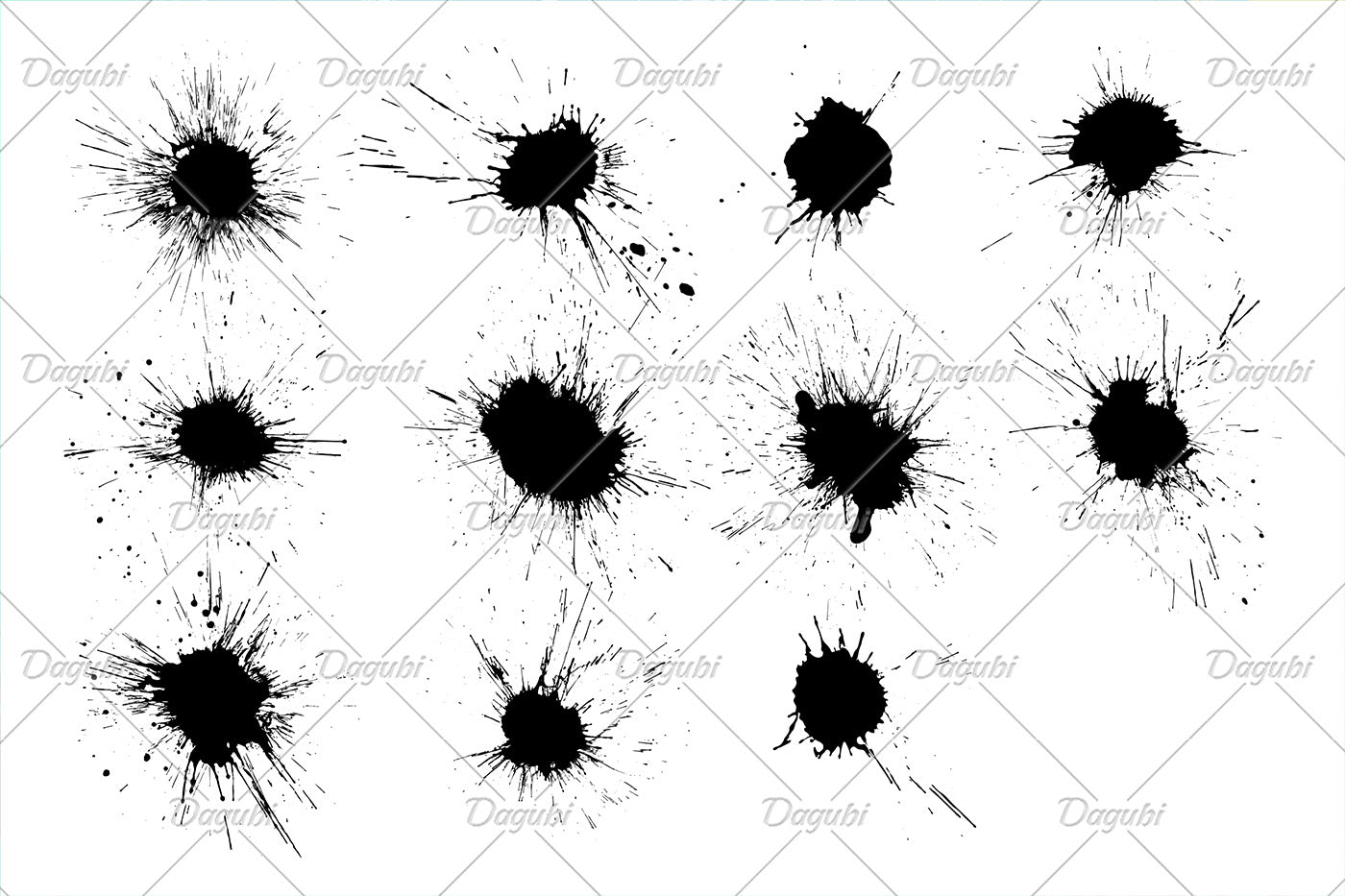 Graffiti Inc Splash Brushes for Adobe Illustrator