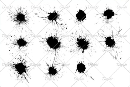 Graffiti Inc Splash Brushes for Adobe Illustrator