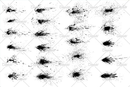 Graffiti Inc Splash Brushes for Adobe Illustrator