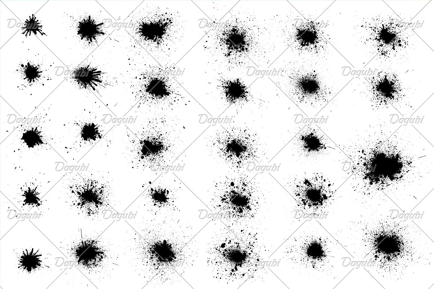 Graffiti Inc Splash Brushes for Adobe Illustrator