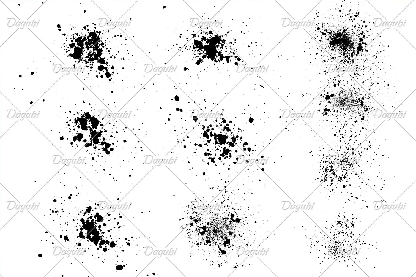 Graffiti Inc Splash Brushes for Adobe Illustrator