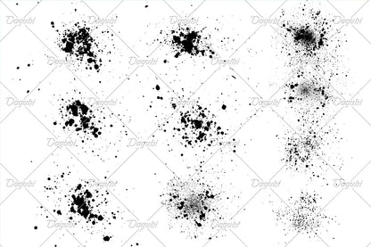 Graffiti Inc Splash Brushes for Adobe Illustrator