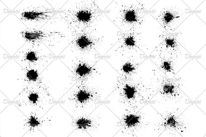 Graffiti Tire Track Brushes for Adobe Illustrator