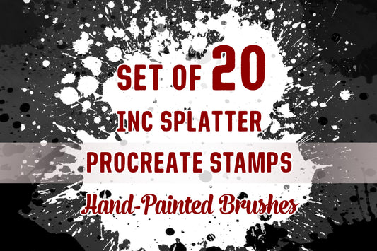 Inc Splatter - Procreate Stamps