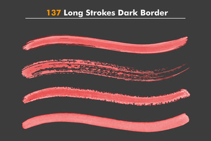 Long Brush Strokes - Adobe Illustrator Vector Brushes