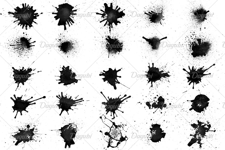 Watercolor Splatter - Procreate Stamps