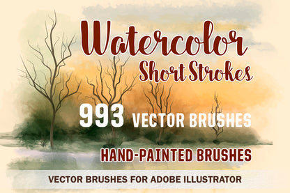 Bundle - Ai Stamps & Strokes - Adobe Illustrator Brushes