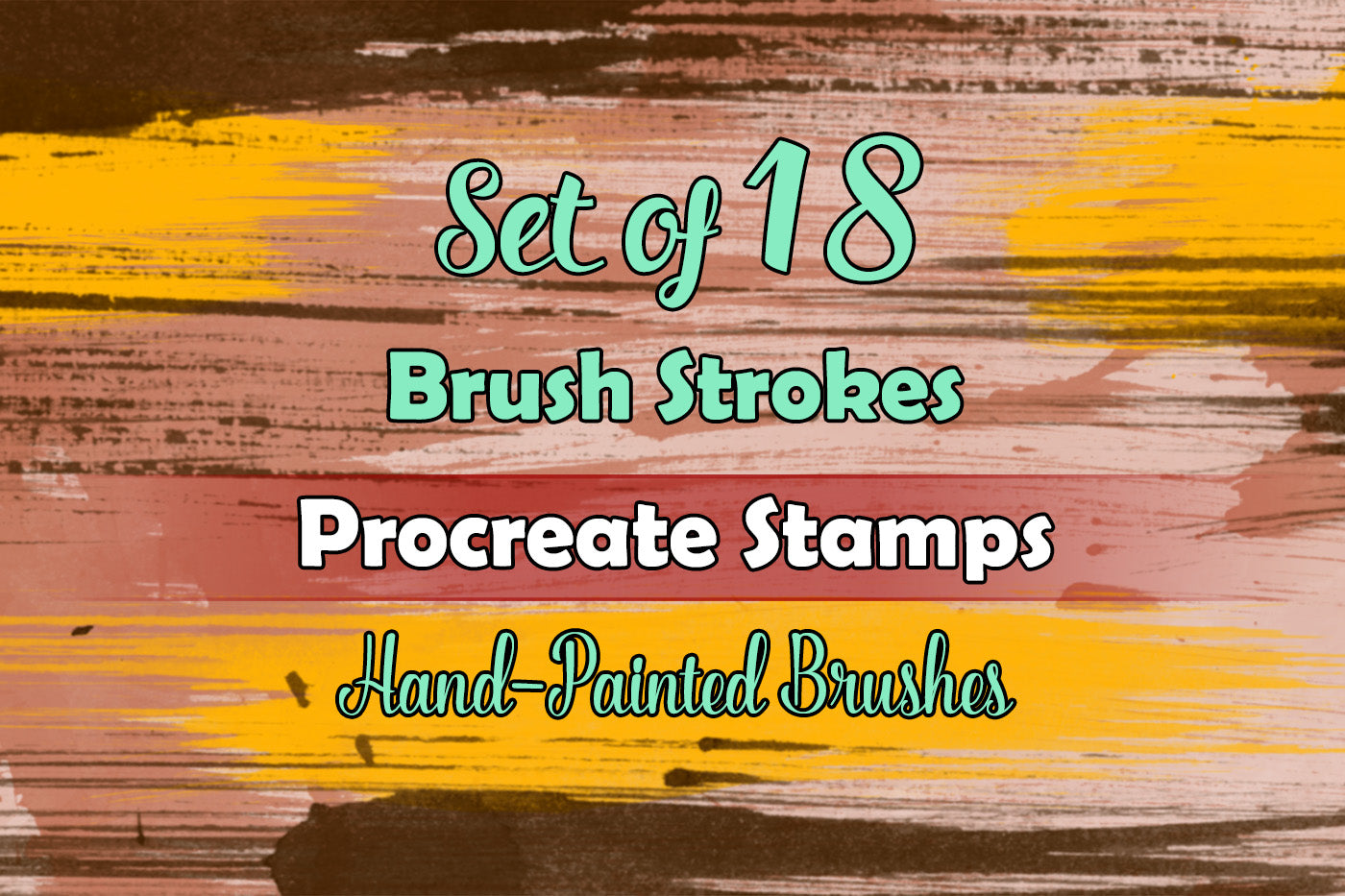 Bundle - Procreate Splatter Stamps