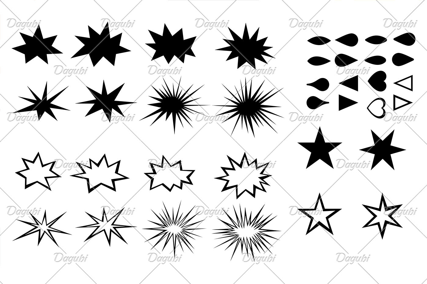 Splash and Sound Bubble Brushes for Adobe Illustrator