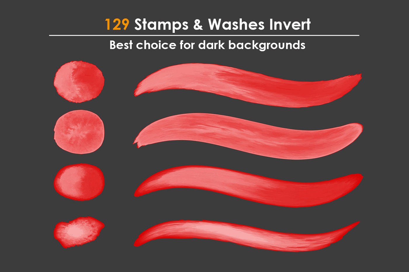 Stamps and Washes - Adobe Illustrator Vector Brushes