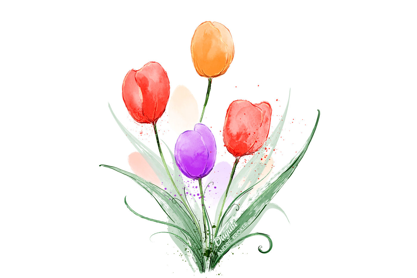 26 Vector Brushes - How to Draw Flowers and Leaves in Adobe Illustrator