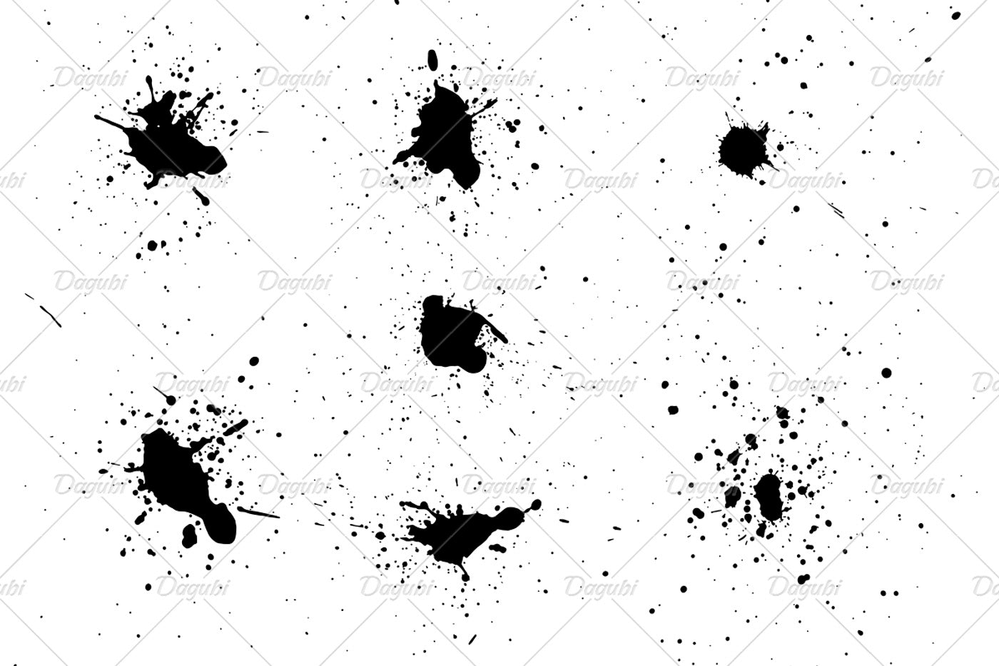 Vector Inc Splatter - Illustrator Brushes