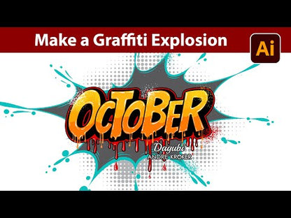 Bundle Graffiti Brushes - Vol 1 - for Adobe Illustrator