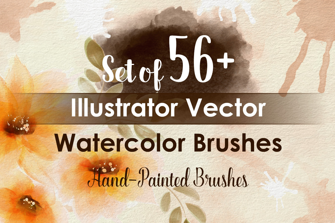 Watercolor Vector Brushes 01 for Adobe Illustrator