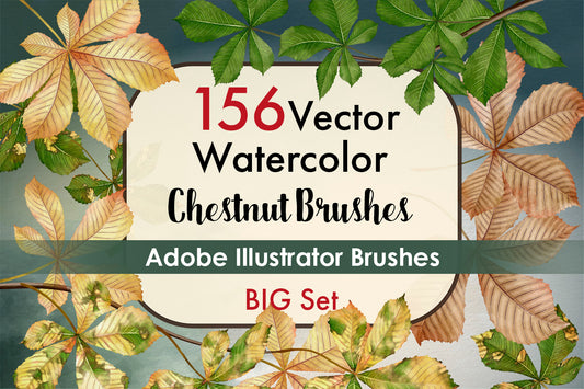 Chestnut Brushes Big Set - Illustrator Brushes