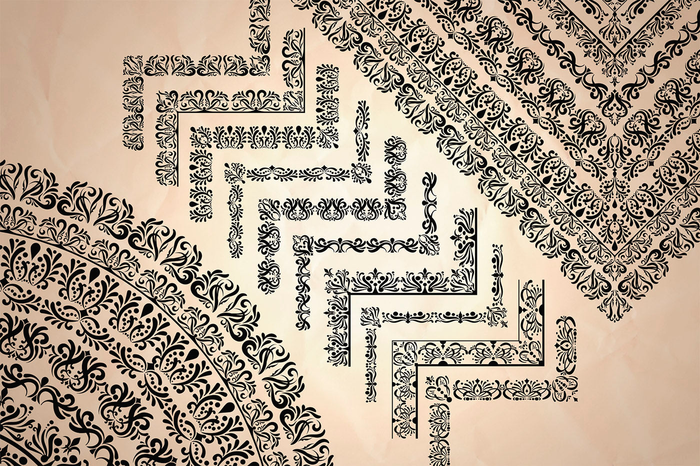 Calligraphic Pattern Brushes for Adobe Illustrator – Dagubi