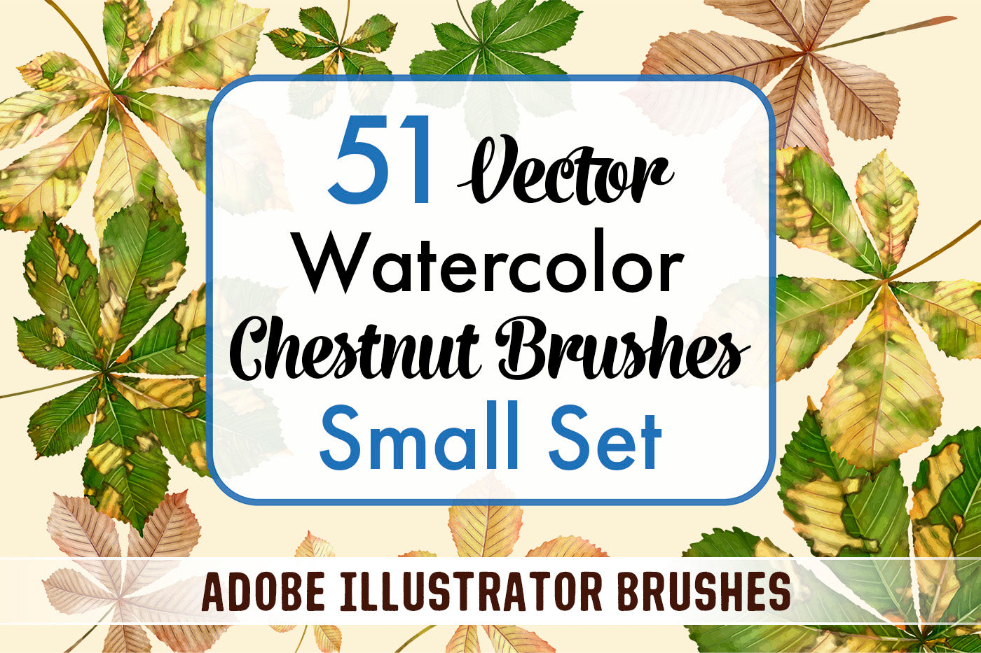 Chestnut Brushes Small Set - Illustrator Brushes