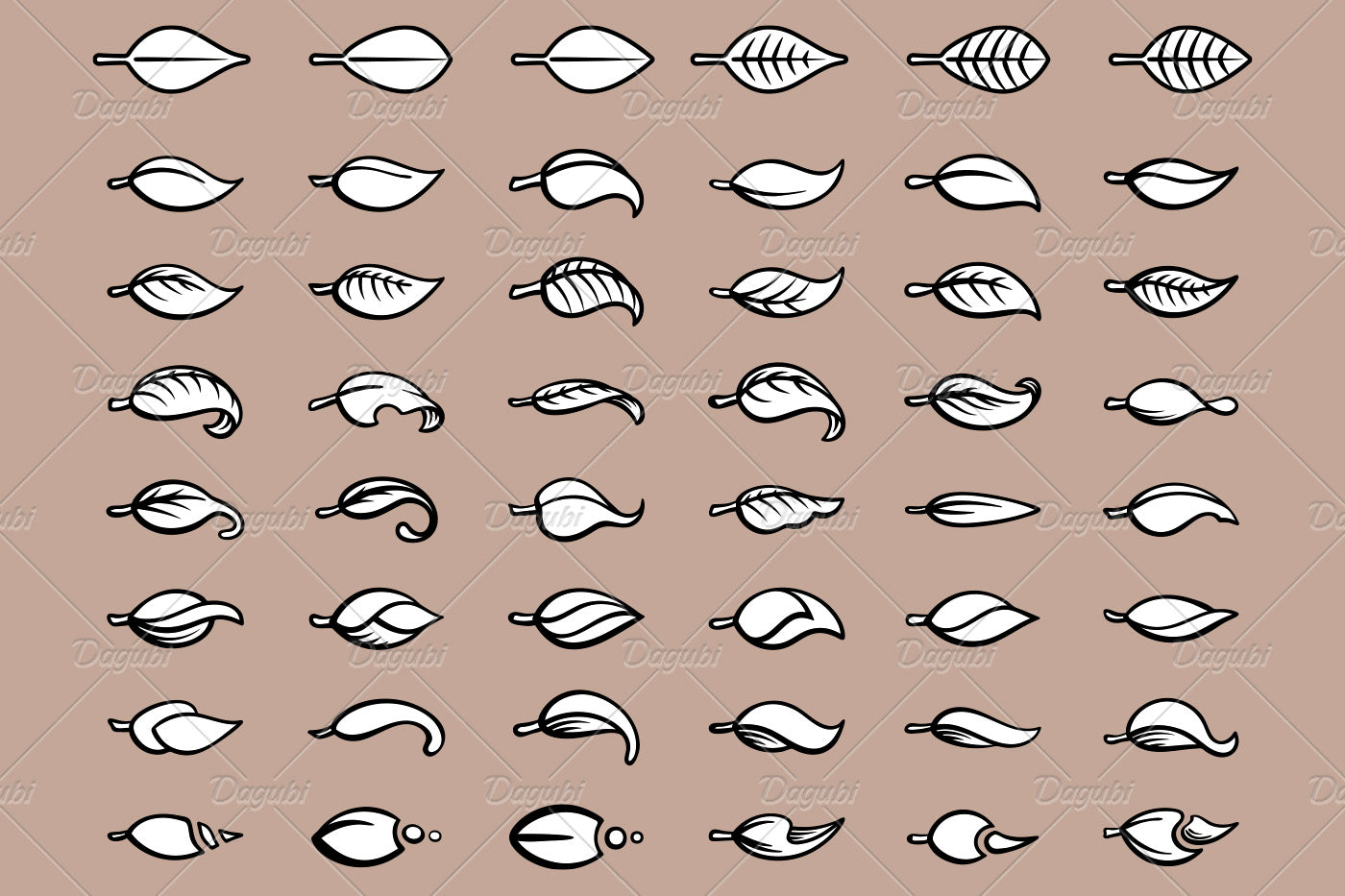 Doodle Brushes - Nature for Adobe Illustrator